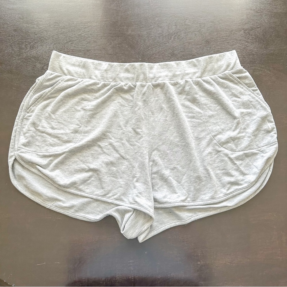 Nike Plus Size Grey Sweat Shorts
